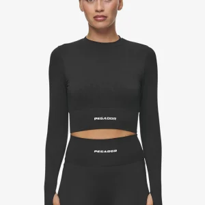 pegador-telly-rib-washed-black-longsleeve