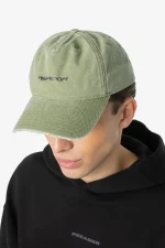pegador-tripole-washed-faded-olive-black-cap-4